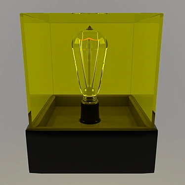 Golden Glow Nightlight 3D model image 1 