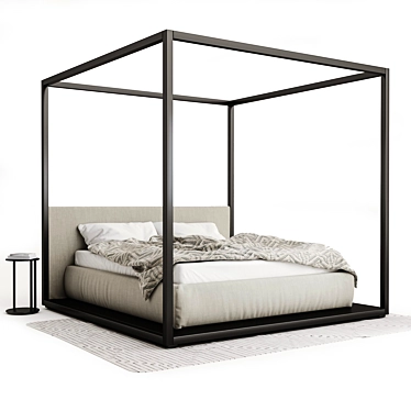 Alcova Bed by B&B Italia - Sleek Design & Luxurious Comfort 3D model image 1 