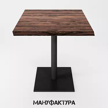 Industrial Loft Bar and Restaurant Table 3D model image 1 
