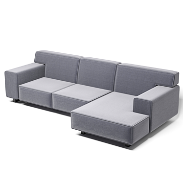 Femme 2F + CHL: Elegant Sofa Set 3D model image 1 
