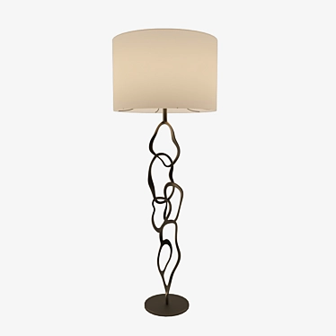 Baker Mode: Stylish 3D Floor Lamp 3D model image 1 