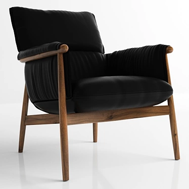 Embrace Lounge Chair - Modern Danish Design 3D model image 1 