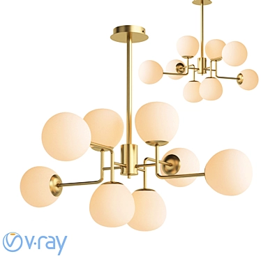 Erich Maytoni Pendant Chandelier 3D model image 1 