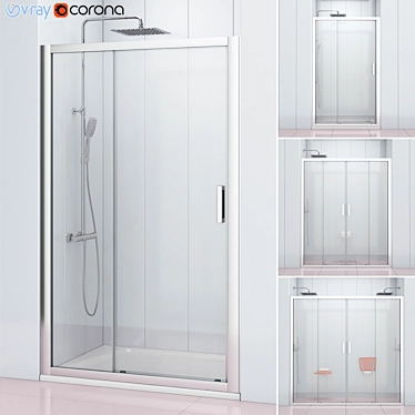 Ravak Shower Doors | 10° Design 3D model image 1 