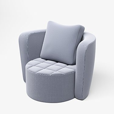 Aris Arm Chair: Sleek Design for Modern Comfort 3D model image 1 