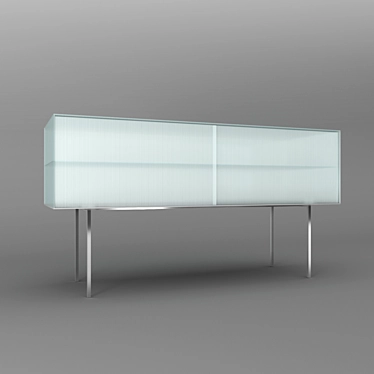 Modern Elegance: Commodore Storage by Lissoni 3D model image 1 