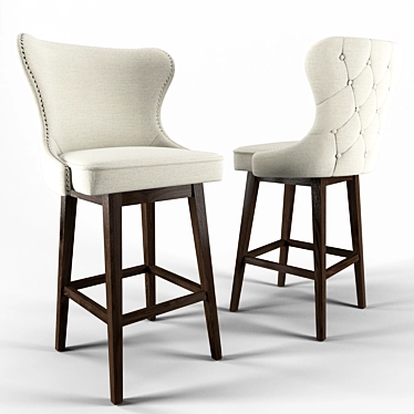 Paul Swivel Barstool - Chair No 2 3D model image 1 