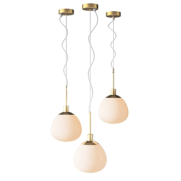 Erich Maytoni Modern Brass Suspension 3D model image 1 