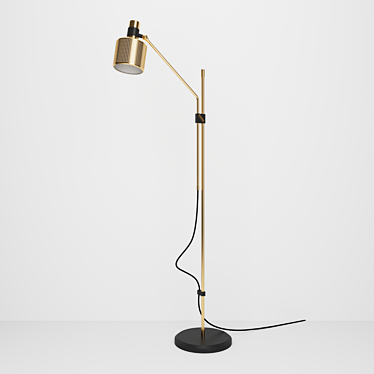 Bert Frank Riddle Single Floor Lamp 3D model image 1 