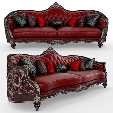 Riva Modern Sofa: Stylish, Comfortable 3D model image 1 