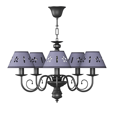 Freya Emily Modern Pendant Light 3D model image 1 