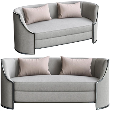 Luxurious Ferrell Mittman Sofa 3D model image 1 