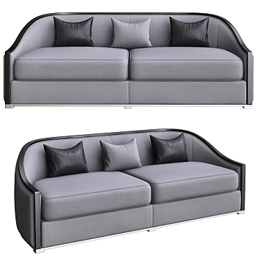 Elegant Christian Liaigre Sofa 3D model image 1 