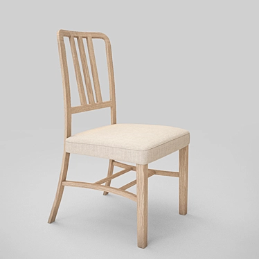 Elegant Alma Dining Chair 3D model image 1 