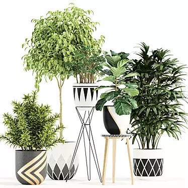 112-Piece Plant Collection: Stunning Variety! 3D model image 1 