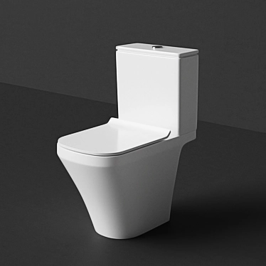 DuraStyle Toilet: Sleek Design & Superior Quality 3D model image 1 
