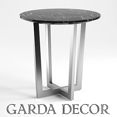 Elegant Nero Magazine Table 3D model image 1 