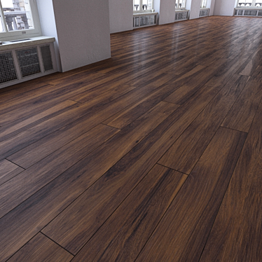 Realistic Laminate Flooring Kit 3D model image 1 