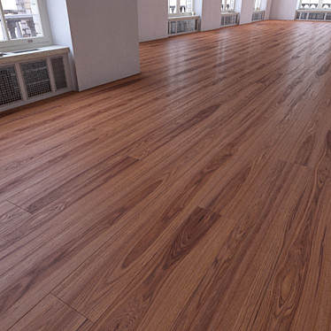 Versatile Laminate Flooring Kit - Realistic Wood Textures - 1190x190 Sizes 3D model image 1 