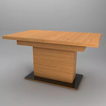 Modern Poplar Table: Colorful & Stylish 3D model image 1 