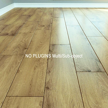 Laminate Parquet: Natural Wood Elegance 3D model image 1 