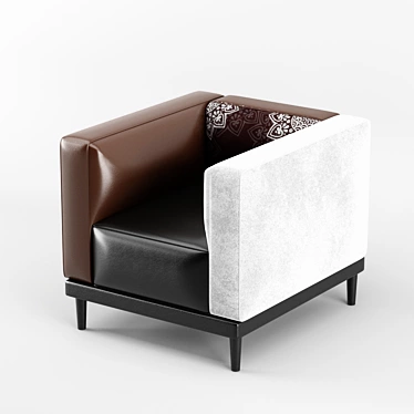 Elegant Dressy Armchair - KareDesign 3D model image 1 