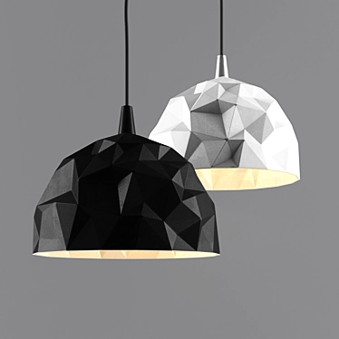 Rock Pendant Lamp 3D model image 1 