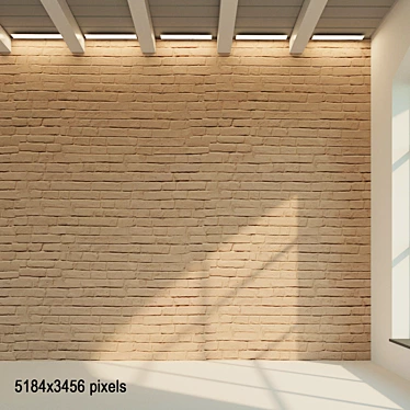 Title: Weathered Clay Brick Wall 3D model image 1 