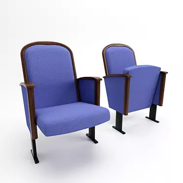 Classic Style Theater Chair 3D model image 1 