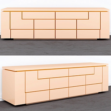 Fendi Casa Sideboard: Premium Elegance for Your Home 3D model image 1 