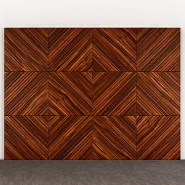 Elegant Wall Panel Solution 3D model image 1 