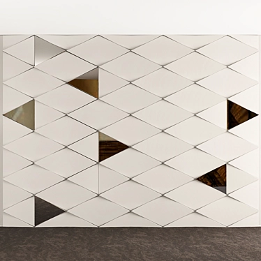 Modern Wall Panel: Stylish & Functional 3D model image 1 