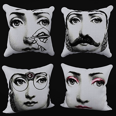 Lina Cavalieri Decorative Pillow 3D model image 1 