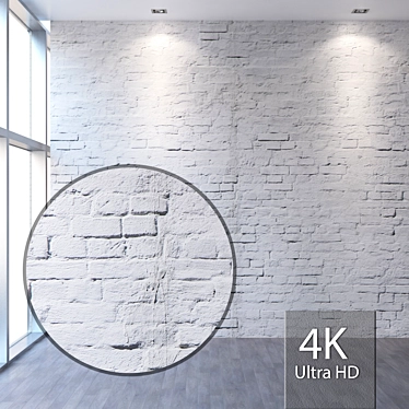 Seamless 4K Brick Texture 3D model image 1 