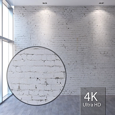 Title: Seamless 4K Bricklaying Texture 3D model image 1 