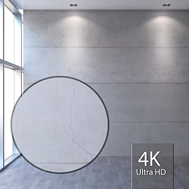 Seamless 4K Concrete Texture 3D model image 1 