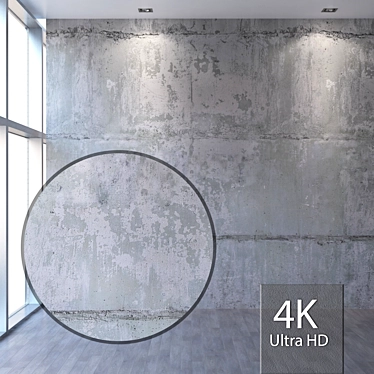 Seamless 4K Concrete Texture 3D model image 1 