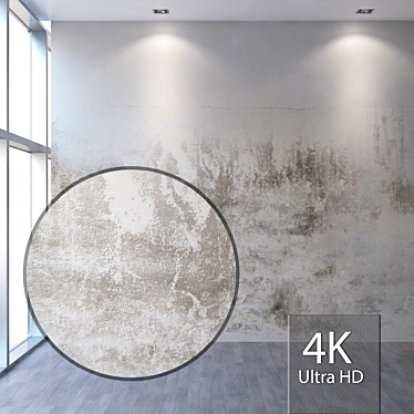 Seamless Plaster Texture in 4K 3D model image 1 