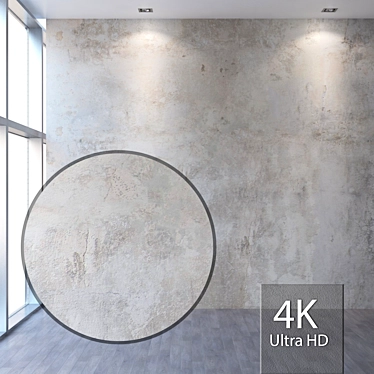 Seamless Plaster Texture: 4K Resolution 3D model image 1 