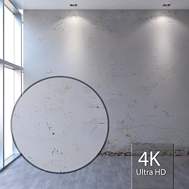 Title: Seamless 4K Plaster Texture 3D model image 1 