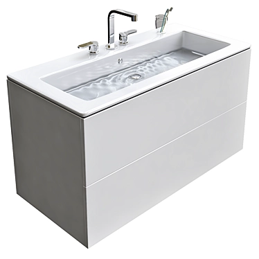 DURAVIT L-Cube: Modern Elegance for Your Bathroom 3D model image 1 