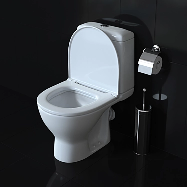 Smart Toilet - Enhanced Bathroom Experience! 3D model image 1 