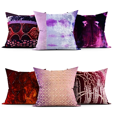 Elegant Home Accents: Decorative Pillows 3D model image 1 