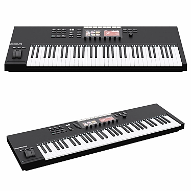 Ultimate MIDI Master Keyboard: Native Instruments Komplete Kontrol S61 MK2 3D model image 1 