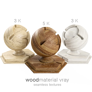 Seamless Wood Shaders 3D model image 1 