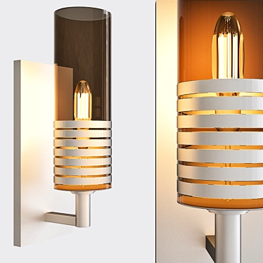 Matan LED Wall Sconce: Modern Illuminate 3D model image 1 