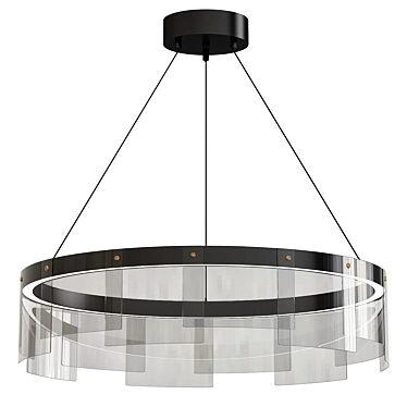 Stratos Chandelier: Elevated Illumination 3D model image 1 