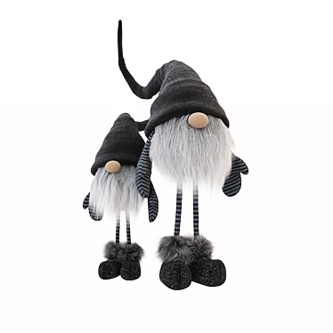 Handcrafted Gnome Figurines 3D model image 1 