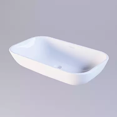 Elevate Your Bathroom: Sanita Luxe Infinity Washbasin 3D model image 1 
