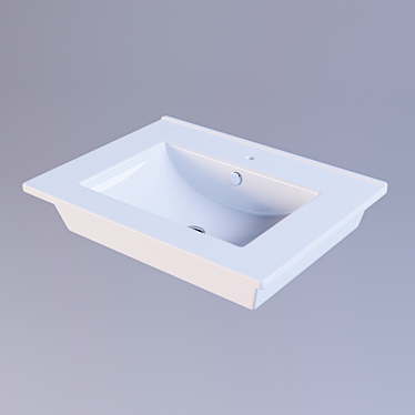Luxury Quadro Washbasin 3D model image 1 